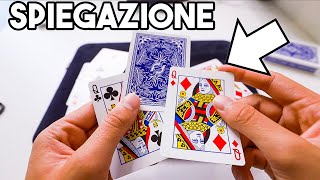 UNA MAGIA CON 2 FINALI INCREDIBILI  Spiegazione gioco di magia con le carte [upl. by Cram751]