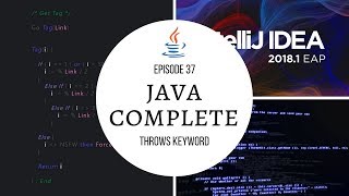 Java Complete Tutorial Ep 37  Throws Keyword [upl. by Adianez146]