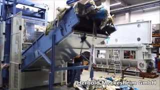 Herbold Guillotine Cutter HGS for bales of film [upl. by Naruq]