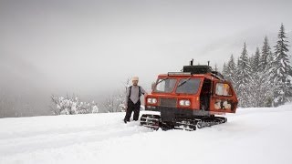 Deep Snow Camping on a Snowcat  Adventures of My Life [upl. by Asum274]