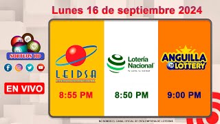 Lotería Nacional LEIDSA y Anguilla Lottery en Vivo 📺│Lunes 16 de septiembre 2024  855 PM [upl. by Xino167]