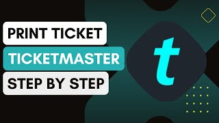 How Do I Print My Tickets From Ticketmaster UK [upl. by Adlay]