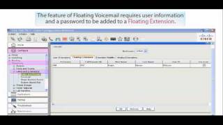 CCA 30 Floating Voicemail and Extensions [upl. by Graniela]