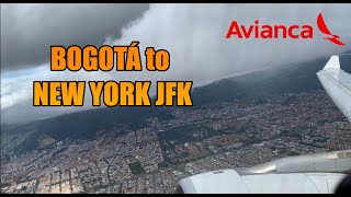 AVIANCA  Bogotá 🇨🇴 to New York JFK 🇺🇸  UPGRADED TO BUSINESS CLASS 87 [upl. by Arluene686]