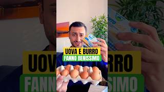 Uova e burro fanno dimagrire ✅ fitness alimentazione [upl. by Adroj]