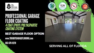 Large Epoxy Garage Floor Installation 2600FT2  CENTRAL FLORIDA [upl. by Imeon]