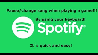 How to PauseSkip a song when Spotify is minimized [upl. by Obeded]