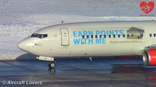 Eurobonus SAS B737 LNRPM  Germany BerlinTegel 291214 [upl. by Athelstan]