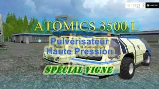 FS 2015 Pulvérisateur automoteur spécial vigne beta tests [upl. by Leanna133]