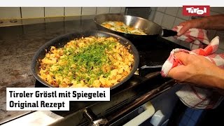 Tiroler Gröstl Rezept einfach und schnell nachkochen 👨‍🍳 [upl. by Piefer631]