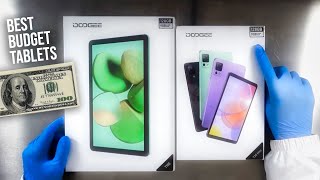 Best Budget Tablets 2023 around 100 Doogee T10e amp T20 mini Unboxing ASMR [upl. by Eniladam827]