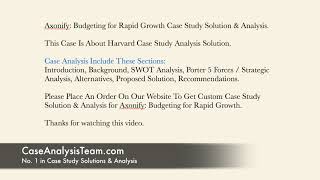 Axonify Budgeting for Rapid Growth Case Study Solution amp Analysis [upl. by Myrlene]