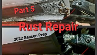 MGF Race Car  Rear Sill Rust Repair [upl. by Dammahom]