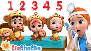 5 Little Monkeys Jumping on the Bed Classic Version  Kids Songs amp Nursery Rhymes  LiaChaCha [upl. by Eenert347]