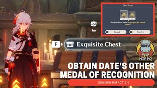 Obtain Dates other Medal of Recognition Genshin Impact [upl. by Atsirhcal]