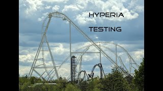 Hyperia  Thorpe Park  Testing  170424 [upl. by Amilah117]