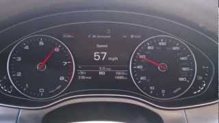 Audi A7 30TFSI GIAC tune 099MPH Acceleration [upl. by Adria]