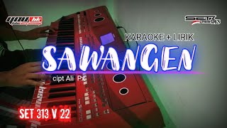 Sawangen dangdut koplo karaoke tanpa vocal [upl. by Woodman]