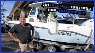 2021 235 Everglades Walkthrough Video www boathouseh2ocom [upl. by Lynnelle534]