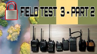 LOCKDOWN RADIO FIELD TEST EPISODE 3   PART 2   8 RADIOS TESTED IN A FIELD FURTHER AWAY [upl. by Nolaj]