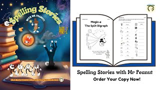 The Magic E or Split Digraph Story by Mr Peanut englishspellingrules spellingstories magicE [upl. by Lebna641]