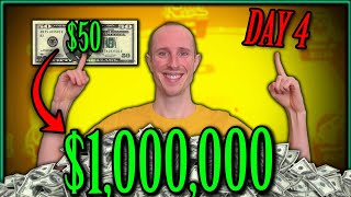 50 to 1000000  Bankroll Challenge Day 4 [upl. by Adnirb126]