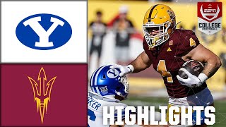 BYU Cougars vs Arizona State Sun Devils  Full Game Highlights  ESPN College Football [upl. by Solegna]