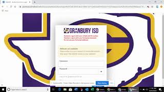 Signing into a Granbury ISD Student Account on a Personal Device [upl. by Alekehs]