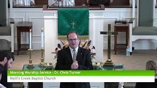 Neills Creek Baptist Church Morning Worship 10222023 [upl. by Marra]