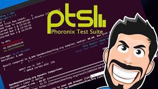 BENCHMARKS no LINUX  PHORONIX TEST SUITE PTS [upl. by Lledrev]