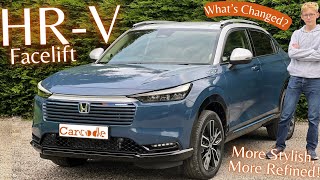 Honda HRV Facelift Review UK Better All Around 4K  Carcode [upl. by Razal]