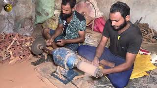 How Thousands Artist Paint Brushes are made in Few Minutes  Whitewash Wooden Brush Making Process [upl. by Ambur]