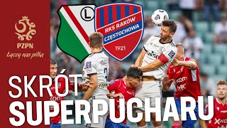 SUPERPUCHAR POLSKI SKRÓT meczu LEGIA  RAKÓW [upl. by Adnarrim]