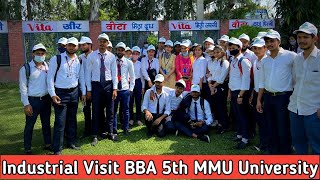 Industrial Visit।BBA 5th Semester। MMU University Mullana।Vita Dairy Industry Visit kurukshetra। MMU [upl. by Rowley]