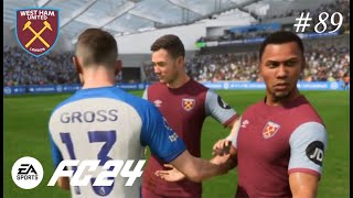 EA Sports FC 24 West Ham Career  Episode 89 A Tough Nut To Crack [upl. by Llertnov810]