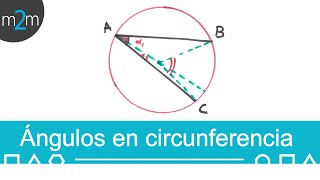 Ángulos en la circunferencia │ demostración [upl. by Neryt270]