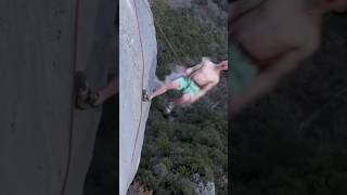 Adam Ondra Celebrates After Flash Climbing “Supercrackinette” 🧗‍♂️ [upl. by Esiom631]