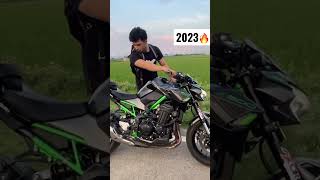 Kawasaki Z900 2023 stock exhaust sound😈 shorts [upl. by Cohleen46]