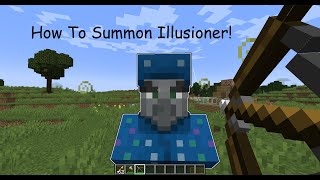 How to summon the Illusioner in Minecraft [upl. by Concordia9]