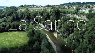 4K  Swiss River  La Sarine  Drone Footage [upl. by Rosenberger]