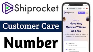 Shiprocket Customer Care Number  Shiprocket Customer Care Number Kaise Pata Kare  Tech Monitor [upl. by Bennir]