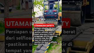 Persiapan unloading tandem case 450DXselfloader proyekjalan aspaljalan tandem [upl. by Emilio]