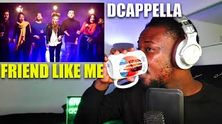 DCappella  Friend Like Me  SINGER REACTION amp ANALYSIS [upl. by Annek]