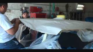 Automotive Upholstery And InteriorHow To Install A Vinyl Top Part 3 [upl. by Calva]