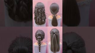 4 trending hairstyle for girlssimpal hairstyle shorts shortsfeed shortsvideo youtubeshorts [upl. by Eelyma]