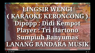 LINGSIR WENGIKARAOKE KERONCONGTRI HARTONOLANANG BANDARA MUSIK [upl. by Omora]