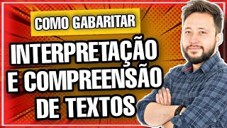 Interpretação e compreensão de textos  COMO GABARITAR [upl. by Bogusz]