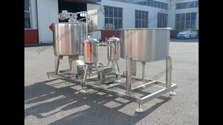 Milk Filter Machine to Filter Impurities and then go into milk Pasteurizer Machine [upl. by Oxley]