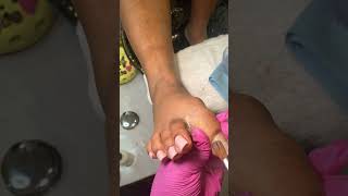 How to to acrylic toes ✨nailtech beginnernailtech nailchannel pedicure naildesigns nailart [upl. by Idolla]