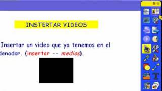 Tutorial ActivInspire insertar video  Jesús Alonso Rueda [upl. by Fia]